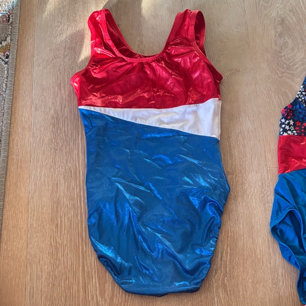 Sportswear Blue and White Activewear leotard - Picture 2 of 3